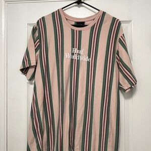 HUF Men's Multicolor Striped Tee
